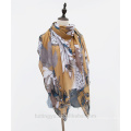 New style flower printing scarf cotton print dubai shawl wholesale